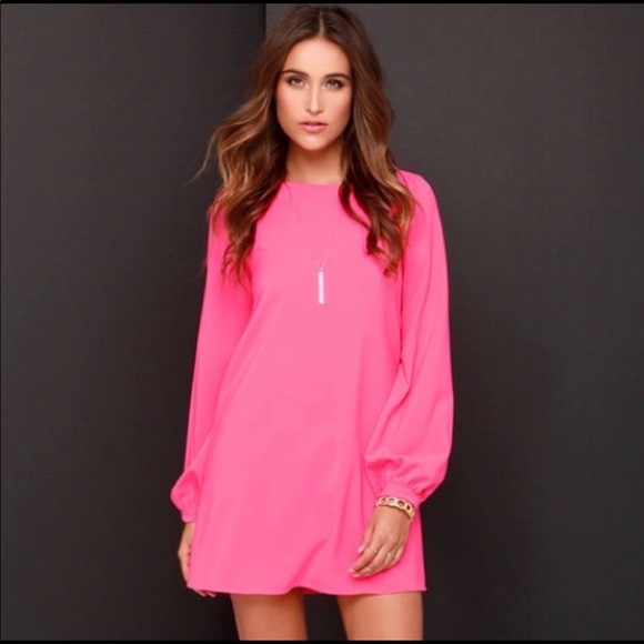 Elizabeth and James Dresses & Skirts - Elizabeth and James silk pink peasant shift dress